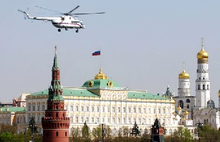 Для президента РФ Владимира Путина подготовили вертолетную площадку в Кремле