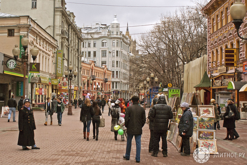 Близость пешеходных улиц в центре Москвы снижает спрос на элитную недвижимость