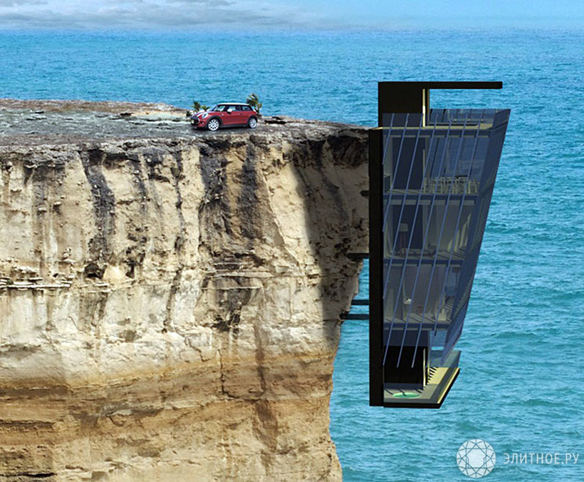 В Австралии построят дом на отвесном берегу океана