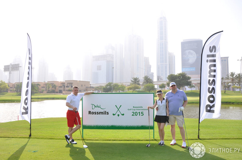 Российская команда заняла второе место на международном турнире по гольфу ROSSMILS Dubai 2015 Golf Cup