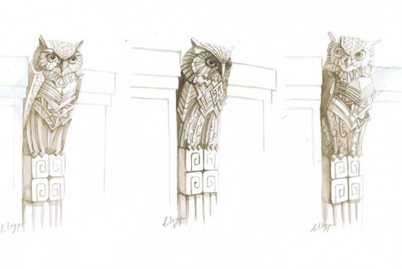 «Резиденцию на Покровском бульваре» декорируют скульптурами сов