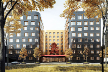 Около Даниловского рынка построят дома из золотистого и черного кирпича