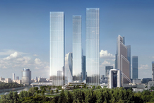 Проект небоскребов Capital Towers стал частью экспозиции в «Манеже»