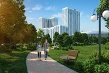 «Галс-Девелопмент» начал благоустраивать территорию Match Point на западе Москвы