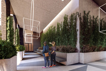 Входные группы в ЖК «Событие» превратят в открытую зеленую галерею