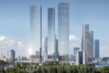 Высота небоскребов Capital Towers около «Москва-Сити» преодолела 30 этажей