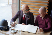 Дизайнер Роберто Санторо посетил Москву для обсуждения проекта Eleven 