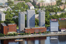 Группа «Самолет» вывела на рынок свой первый проект бизнес-класса в Москве