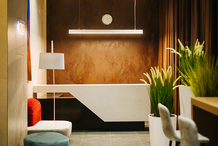 В квартале «Символ» сделали лобби с инновационными почтовыми ящиками 