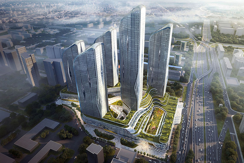 «Крост» и Zaha Hadid Architects построят комплекс небоскребов в Москве