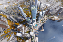 Комплекс на месте Южного порта в Москве построят по проекту японского бюро Nikken Sekkei