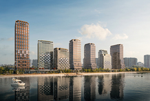 ЖК Portland на юго-востоке Москвы построят в виде «волны» из восьми домов