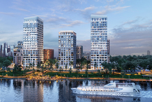 В новостройках у набережных в Москве продается почти 9 тыс. квартир