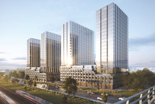 На северо-востоке Москвы построят башни с зигзагообразным стилобатом и террасами на крыше