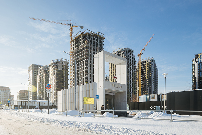 Завершены монолитные работы в шестом квартале ЖК Остров» на северо-западе Москвы