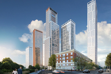В Хорошевском районе Москвы построят премиальный жилой комплекс из шести небоскребов