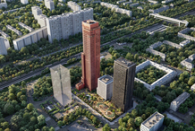 Выдано разрешение на строительство комплекса из трех башен в районе Кунцево на западе Москвы