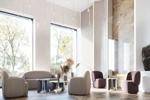 Для ЖК «Level Южнопортовая» спроектировали интерьеры мест общего пользования 