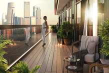 Предложение квартир с террасами в новостройках Москвы выросло почти вдвое за год