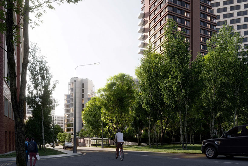 Утверждено архитектурное решение жилого комплекса в Можайском районе Москвы