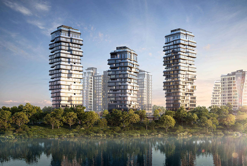 «Донстрой» начал строительство двух новых очередей ЖК «Остров» у Москвы-реки