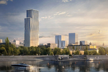 Около Павелецкого вокзала в Москве возведут 44-этажный жилой небоскреб 