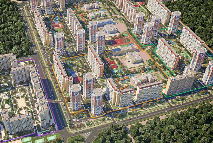 Десять районов Москвы с самым большим выбором квартир