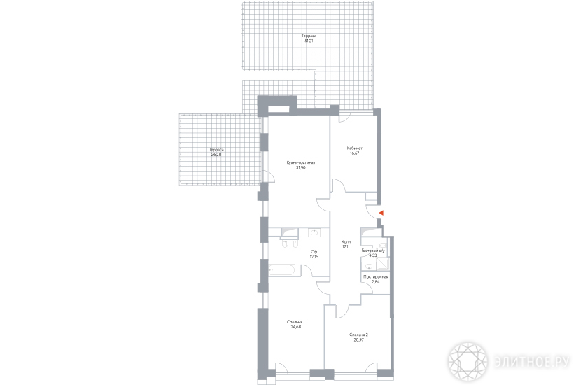Квартиры с террасами: городское жилье с элементами «загородки»